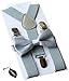 UDRES Unisex Kid Boys Girls Adjustable Bow tie & Suspender Sets (One Size, Grey)