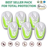 Wibi [2018 UPGRADED] Ultrasonic Pest Repeller- Electronic Mice Repellent Plug In for Insect Mice, Mouse, Bed Bugs, Flea, Fly, Spiders, Mosquitoes, Roaches, Ants, Eco-Friendly, Humans & Pets Safe