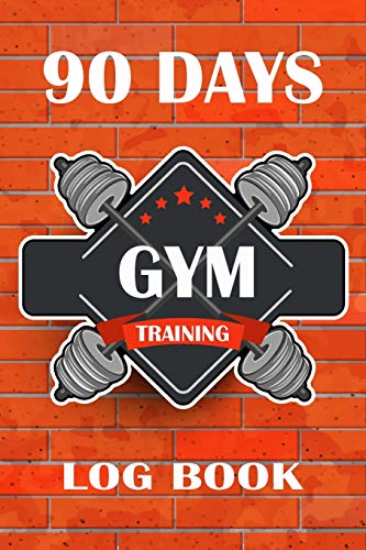 90 Days Gym Training Log Book: Retro Style Fitness Journal Workout and Progress Tracker Notebook Exercise Workout Cardio Log Diary Size 6x9 Inches: Volume 4