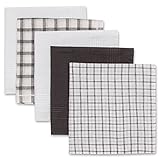 Pierre Cardin Handkerchief in Black Lined Gift Box (5 Pack Assorted Patterns 3, 16
