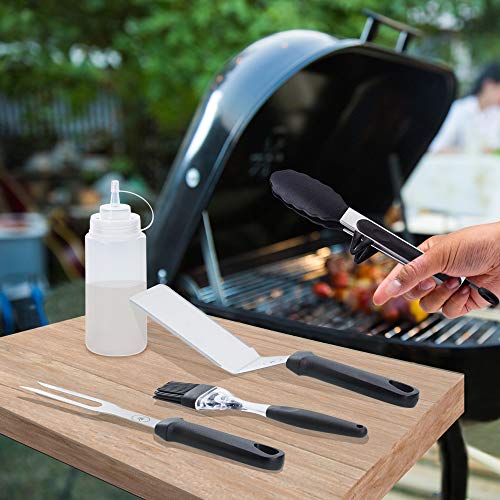 Weselyn Flat Top Grill Accessories Kit 12Pc Griddle Set with Burger