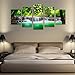 Haichuang Decor Art 5 Panels Framed Waterfall Canvas Painting for Wall Decor