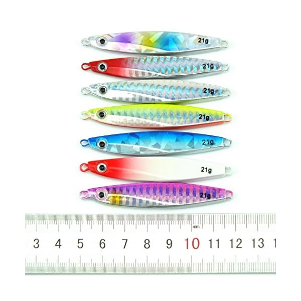 7pcs-21g-Small-Shore-Cast-Iron-Metal-Glow-Lures-Bait-Iron-Jigs-Saltwater-Road-Sub-Slow-lure-fishing-Jigjing