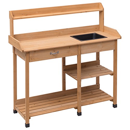 6 Garden+Potting+Bench+Storage+Station