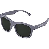 HECCEI Polarized Baby Sunglasses with Strap - Flexible Infant Sunglasses UV Protection for Newborns Toddler, Age 0-24 Months