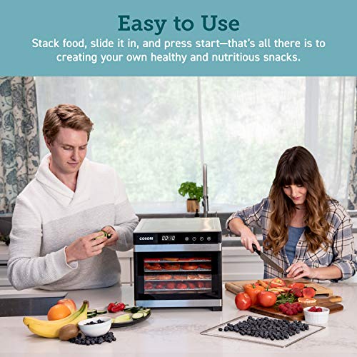 COSORI Food Dehydrator (50 Recipes) for Jerky Fruit, Meat, Dog Treats