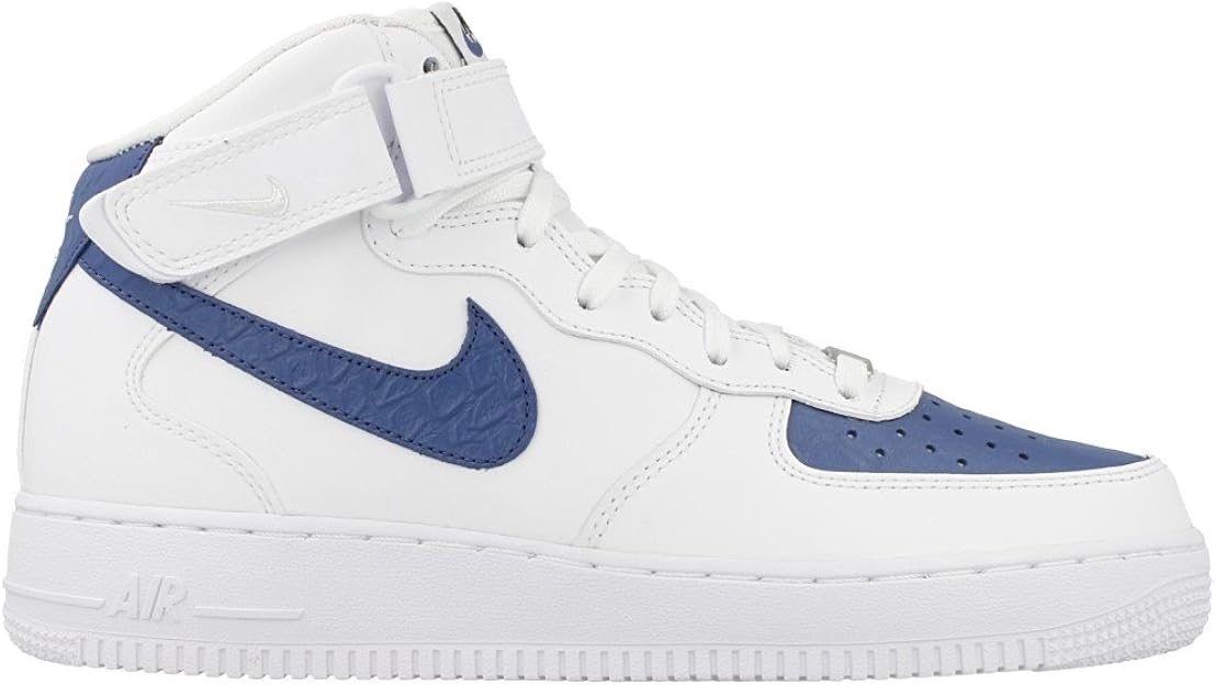 air force 1 navy blue and white