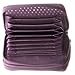 Buxton Faux Leather RFID Identity Safe Double Zippered Accordion Wallet