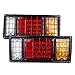 TOPPOWER 40 LED Trailer Truck Tail Lights Bar High Brightness with 5-Wire Connection (40LED Truck Trailer Light with Iron net Protection)