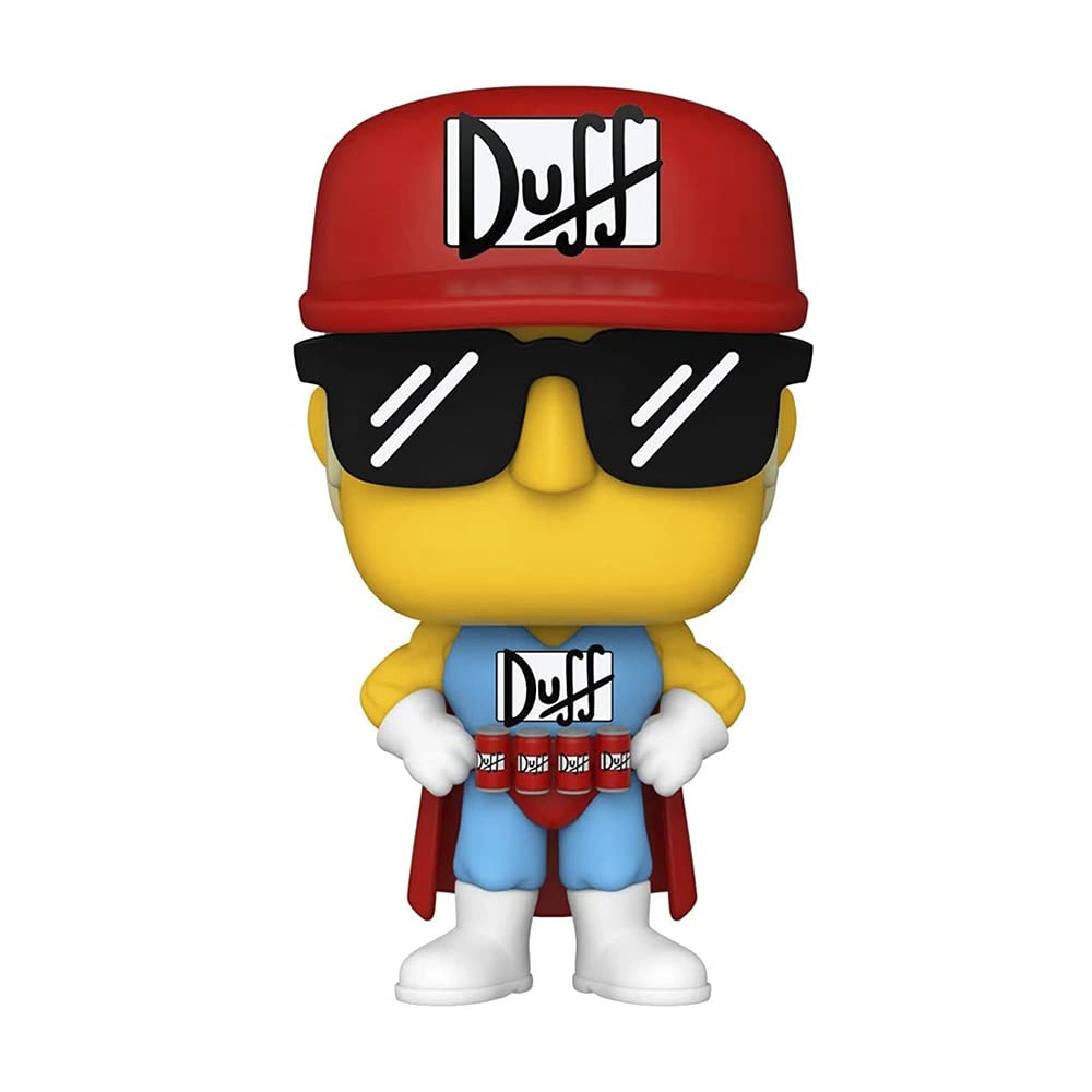 Funko POP! Animation: the Simpsons-Duffman - Collectable Vinyl Figure - Gift Idea - Official Merchandise - Toys for Kids & Adults - TV Fans - Model Figure for Collectors and Display