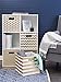 DII Polyester Cube Storage Collection Hard Sided Collapsible, 11x11x11, Gold