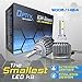 Optix 60W 6000LM LED Headlight Conversion Kit - 9006 HB4 Low Beam / Fog Light Bulbs - 6000K 6K Diamond White - Premium Epistar COB Chip - Fanless All-In-One Plug and Play Design