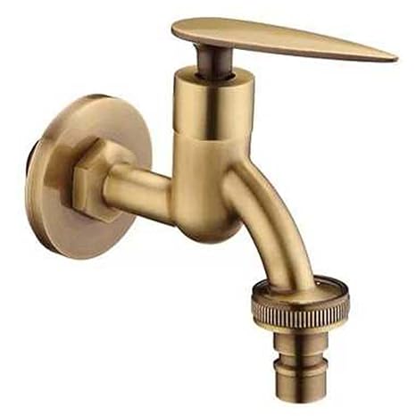 RREN Anti-Bronze Bibcock Wasserhahn Messing Bad Waschmaschine Wasserhahn Bibcock Wasserhahn im Freien Wasserhahn Bad Mixer Garten Wasserhahn Wasser Mund 1 / 2inch, 3 / 4inch Abnehmbare Wasserhahn