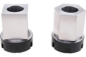 Canada - BestParts Finish Machining, High Precision 0.0005", ER-40 Collet Chucks Block Set of 2 Square and Hex Workholding Ho