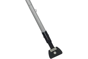 KLHB-YF mop Holder Replacement mop Stick mop Handle Heavy-Duty Commercial Industrial mop Handle Suitable for Cotton and Fiber mop Heads with Threaded Clamping Device Aluminum Handle (C, Black)