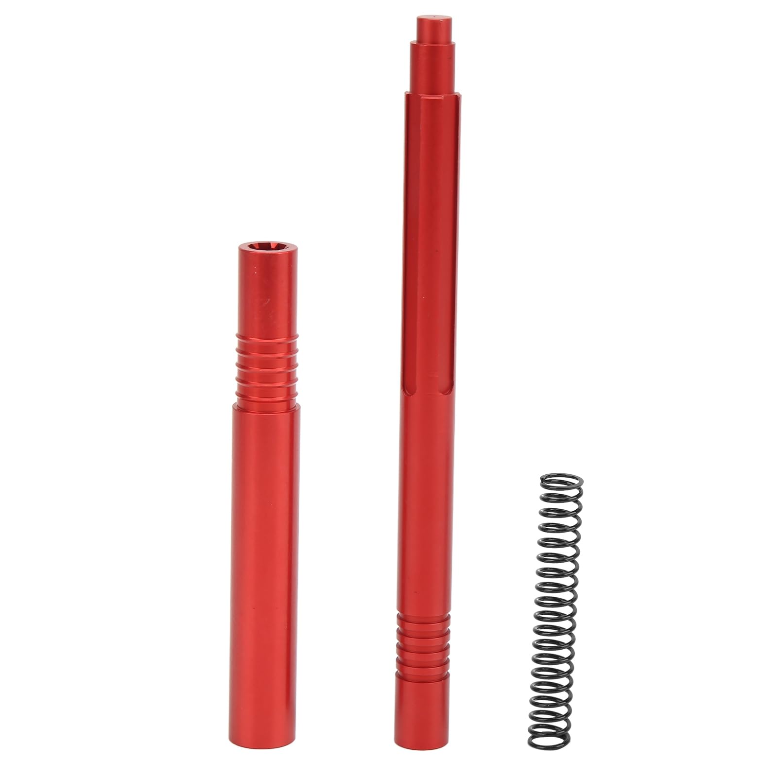 RiToEasysports RC Drive Shaft, Aluminum Alloy Drive Shaft Wear-resistant RC Car Transmission Shaft for 1/10 RC Car(red) Car Model Accessory Model Toy