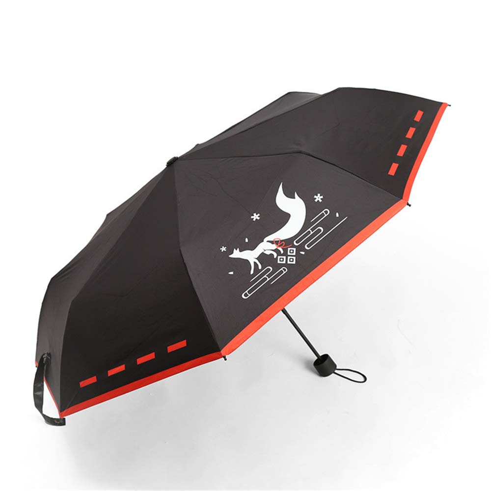 Comeyang Mini sombrilla, Paraguas de Viaje portátil, protección UV ...