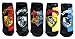 Harry Potter Hogwarts School Uniform Luna Cedric Draco Harry 5 Pack Ankle Socks Multi Large