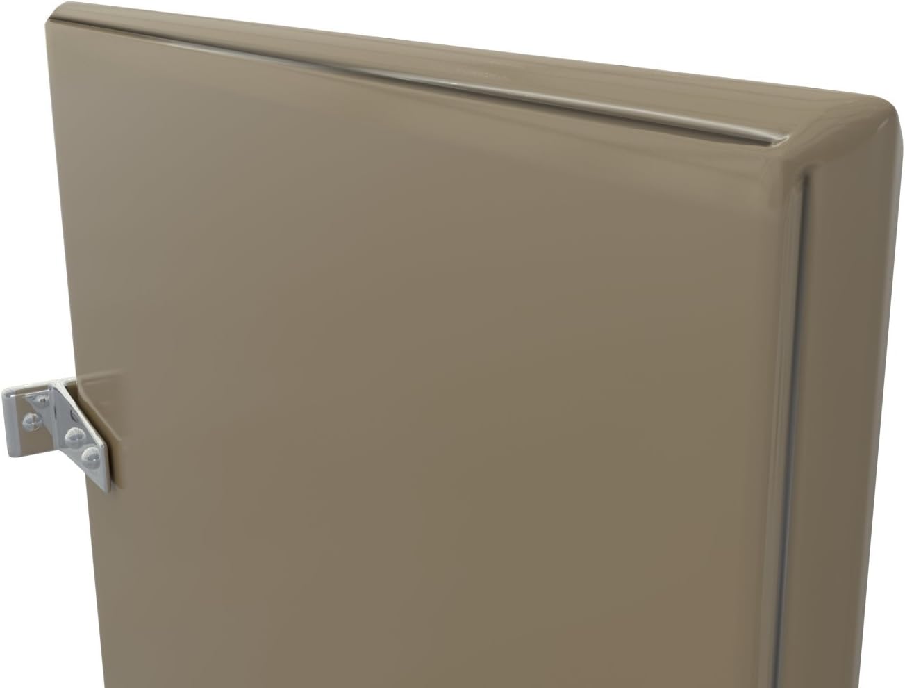 Powder Coated Urinal Stall Partition Divider Screen With Wall Hung Mounting Brackets Kit (Sahara)