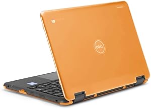 mCover Hard Shell Case for 11.6" Dell Chromebook 11 5190 3189 series Education or 2-in-1 Laptop (NOT compatible with 210-ACDU / 3120/3180 series) - Dell-C11-5190 Orange