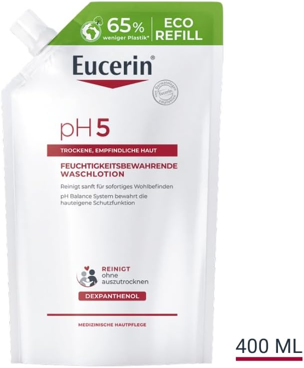pH5 Feuchtigkeitsbewahrende Waschlotion Nachfüllbeutel 400 ml