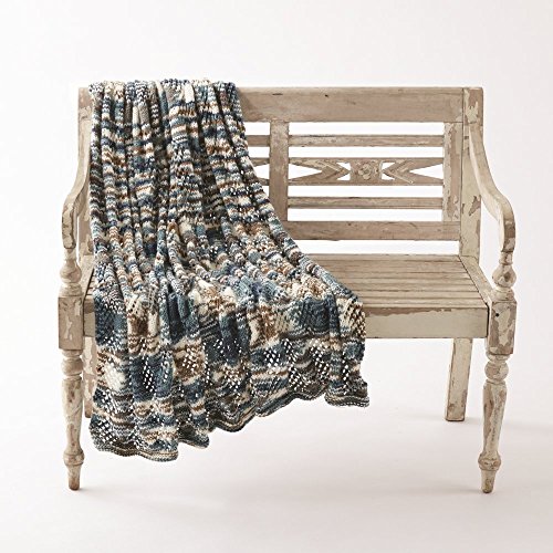 Caron Jumbo Ombre Yarn -Medium Worsted Gauge 4 thickness of the yarn -100% Acrylic- 12 oz - Country Basket - Machine Wash & Dry