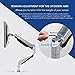 FlexiSpot Dual Monitor Mount for 10″ to 30″ LCD Screen, Gas Spring Desk Monitor Standthumb 4