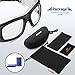 PONOSOON Sports Goggles Glasses for Basketball Football Volleyball Hockey 1809(Black)