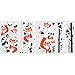 RoomMates Fox Forest Peel And Stick Wall Decals,Multicolor