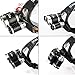 HKBAYI New T6 3LED 5000Lm Rechargeable Headlamp Headlight Head lamp + AC Charger