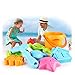 SainSmart Jr. Baby Beach Toy Winter Snow Toys for Kids, 8 PCS Water Toy Safe TPE Material Beach Toy Set