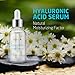Hyaluronic Acid Serum for Skin, Anti-aging Serum with Quadruple HA Moisturizing Molecule, Vitamin C & E, Reduces Wrinkles and Fine Lines, Rejuvenates to Youthful & Radiant Skin, 1 fl. oz.