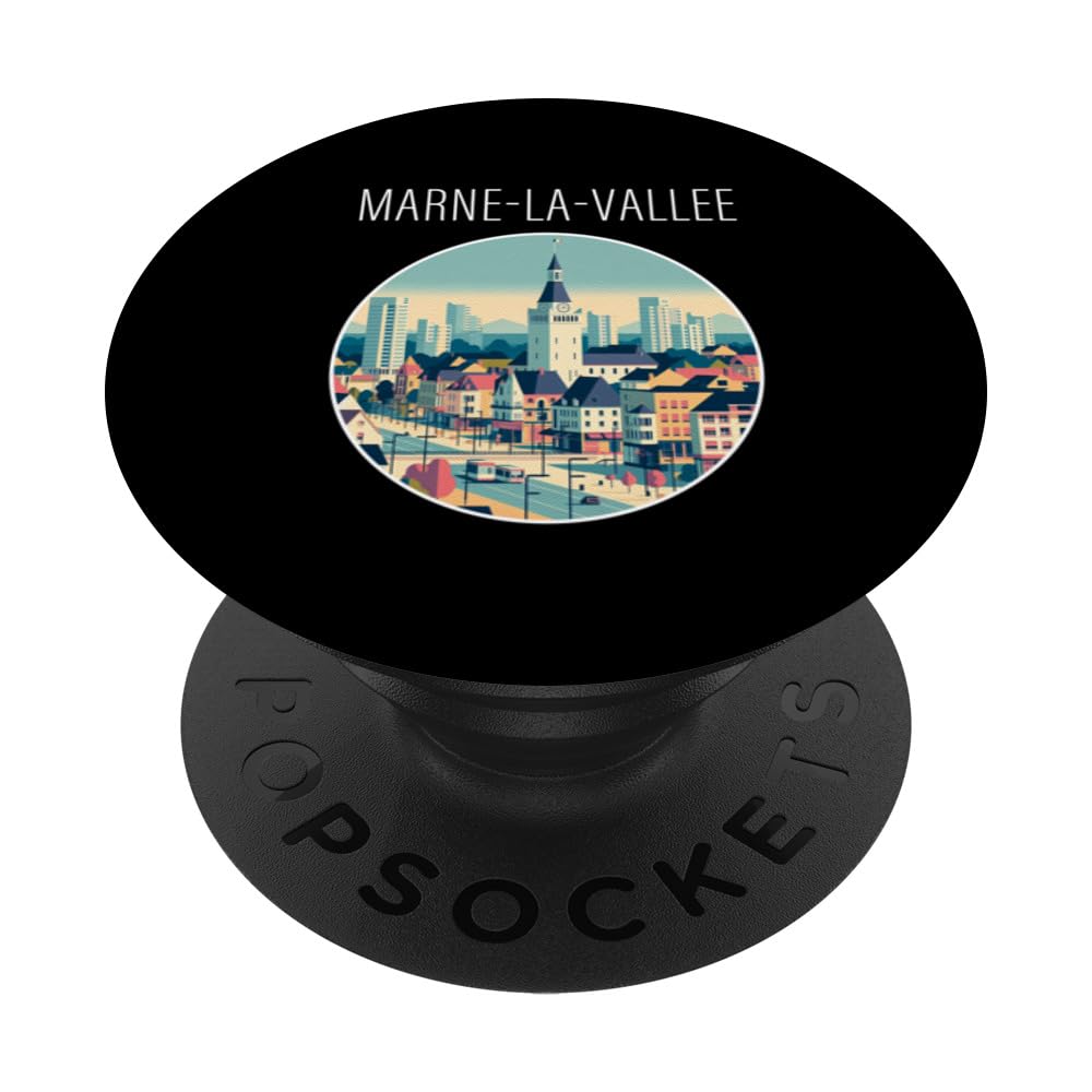 Marne-La-Vallee scenery Art Deco PopSockets Swappable PopGrip