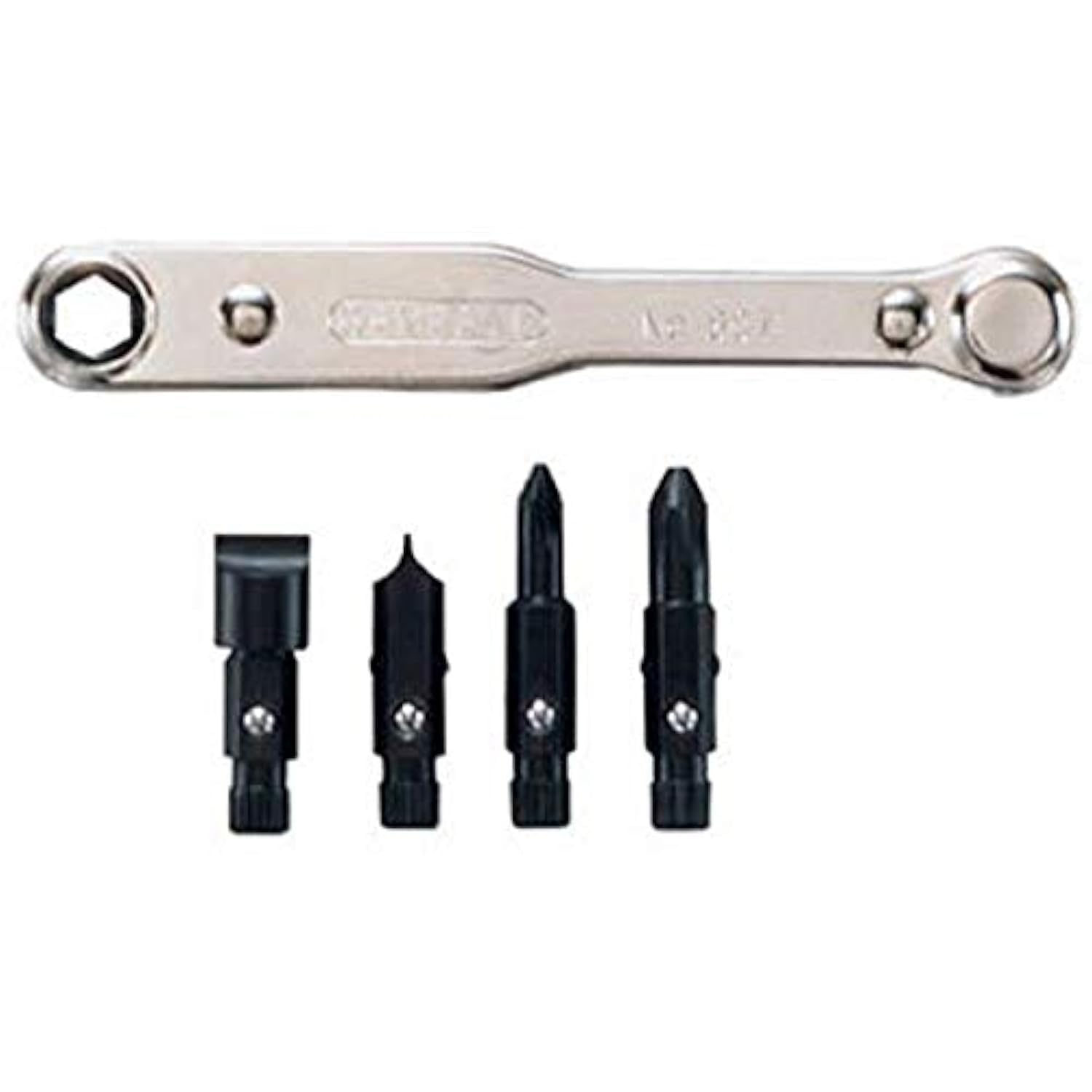 General Tools Five-Piece Ratchet Offset Screwdriver Set with Pass-Through Handle (8071) โ image 1