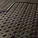 FH Group F16406GRAY ClimaProof™ for all weather protection Universal Fit Heavy Duty Rubber Gray Automotive Cargo Floor Mats fits most Cars, SUVs, and Trucks (Premium Trim to Fit), Fits area up to 53