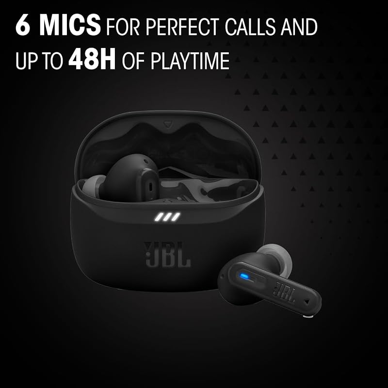 Tune Beam 2, Kabellose Kopfhörer mit Noise-Cancelling, Weiß