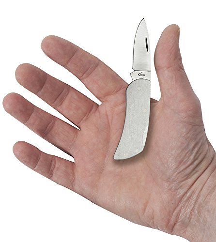 image for Case 7205 Executive Lockback Brush Stainless Stl M1310L SS, Chrome XS,