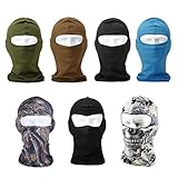 Your Choice Balaclava Tactical Skull Motorcycle Full Face Ski Mask, Thin Lightweight Breathing Windproof UV Protective Hat for Women Men