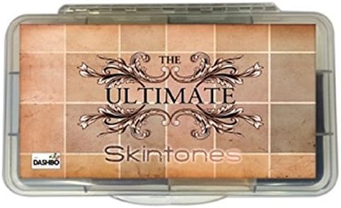 The Ultimate Skin Tones Palette (Alcohol Activated Make-up) Non Cruelty-Vegan Friendly By Dashbo