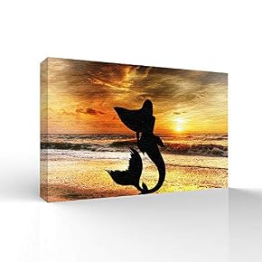 Elegant Mermaid Pictures Home Wall for Bedroom Living...
