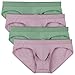 David Archy Men's 4 Pack Ultra Soft Lightweight Underwear Big Pouch Bikini Briefs Purple