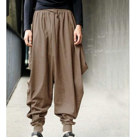 NSYJKPantaloni da yogaHombres Pantalón de Yoga Harem Hippie ...