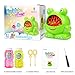 Betheaces Bubble Machine, Automatic Durable Bubble Maker 500 Bubbles per Minute with 8oz Refill Solution Water Summer Toy for Kids Boys Girls Age of 4,5,6,7,8-16 Outdoor and Indoor Party Use