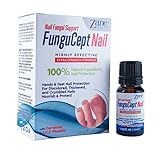 Zane Hellas FunguCept Nail Fungal Support. Natural Nail Protection for Discoloured, Thickened, and Crumbled Nails. Toenail and Fingernail Restorer. 0.33 oz. – 10 ml. with Oil of Oregano.