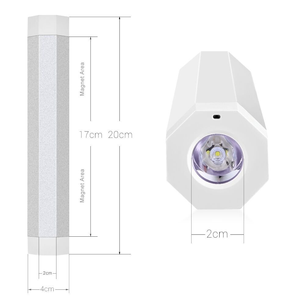 Emergency Light, Magnet Rechargeable LED Work Light Outdoor Camping Light, Great for Household Emergency, Hiking, Biking, Fishing, Car Repairing