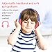 Kids Headphones Wired Over Ear Headset – 85dB Volume Limited Stereo Foldable Adjustable Tangle-Free Headphones for Kids and Adults, School Girls and Boys (Blue/Red)thumb 2