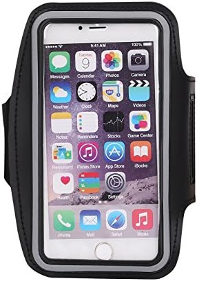 N2N Sport Armband Arm Package Cell Phone(4.7-Inch) Bag For iPhone 6 6s 7,Samsung Galaxy S3 S4 S2 with Key Holder (Black)