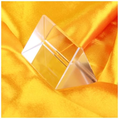 Physics Teaching Precision Optical Glass Prism--Can Reflect Seven-Color Sunlight / Often Used to Teach Children to Explore the Mysteries of Light, Stimulate A Child's Thirst for Knowledge - Image 4