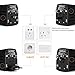 Travel Adapter Worldwide All in One Universal Power Converters Plug Adapter with 4 Usb Smart Charging Port Totally 5.0V/5.0A, for Europe,UK,AUS,Spain Italy Cover 150+Countries for Laptop, Cell Phone