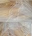 Passat Two Tiers priceless vintage Wedding veil With Bling Sequin Beads H14